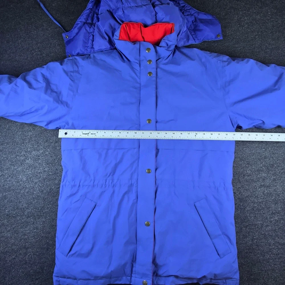 Vtg Eddie Bauer Mens Blue Ski Puffer Jacket Premium Goose Down Gore-Tex Size L